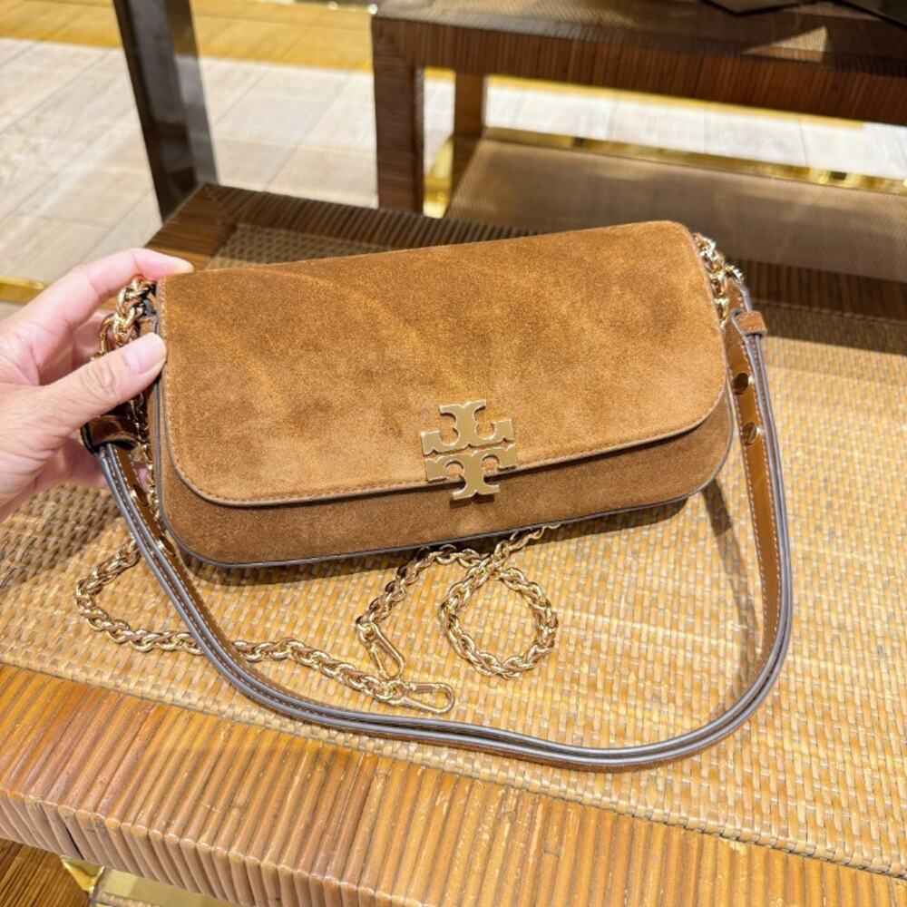 New‼️Tory Burch Suede Convertible Crossbody 182444 $625